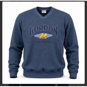 NASCAR  Jeff Gordon Chase Authentics Sweatshirt Embroidery Print Vintage Graphic